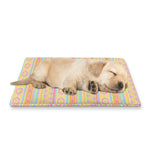 Pastel Aztec Tribal Pattern Print Pet Cooling Mat Cover