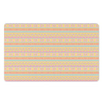 Pastel Aztec Tribal Pattern Print Polyester Doormat