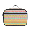 Pastel Aztec Tribal Pattern Print Portable Lunch Bag
