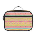 Pastel Aztec Tribal Pattern Print Portable Lunch Bag