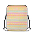 Pastel Aztec Tribal Pattern Print Rectangular Crossbody Bag