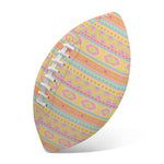 Pastel Aztec Tribal Pattern Print Rugby Ball