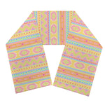 Pastel Aztec Tribal Pattern Print Scarf