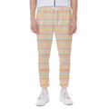 Pastel Aztec Tribal Pattern Print Joggers