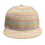 Pastel Aztec Tribal Pattern Print Snapback Cap