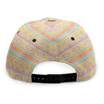 Pastel Aztec Tribal Pattern Print Snapback Cap