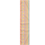 Pastel Aztec Tribal Pattern Print Table Runner