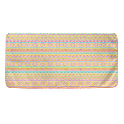 Pastel Aztec Tribal Pattern Print Towel