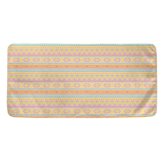 Pastel Aztec Tribal Pattern Print Towel