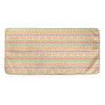 Pastel Aztec Tribal Pattern Print Towel