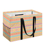 Pastel Aztec Tribal Pattern Print Utility Tote Bag