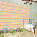 Pastel Aztec Tribal Pattern Print Wall Sticker