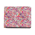 Pastel Bohemian Floral Pattern Print Bifold Wallet