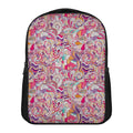 Pastel Bohemian Floral Pattern Print Casual Backpack