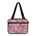 Pastel Bohemian Floral Pattern Print Double Strap Bible Bag