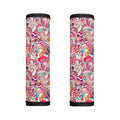 Pastel Bohemian Floral Pattern Print Handle Covers