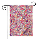 Pastel Bohemian Floral Pattern Print House Flag