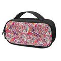 Pastel Bohemian Floral Pattern Print Portable Cooler Travel Case