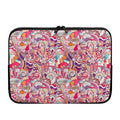 Pastel Bohemian Floral Pattern Print Laptop Sleeve