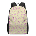 Pastel Breast Cancer Awareness Print 17 Inch Backpack