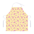 Pastel Breast Cancer Awareness Print Adjustable Apron
