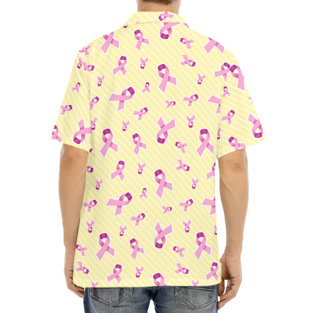 Pastel Breast Cancer Awareness Print Aloha Shirt