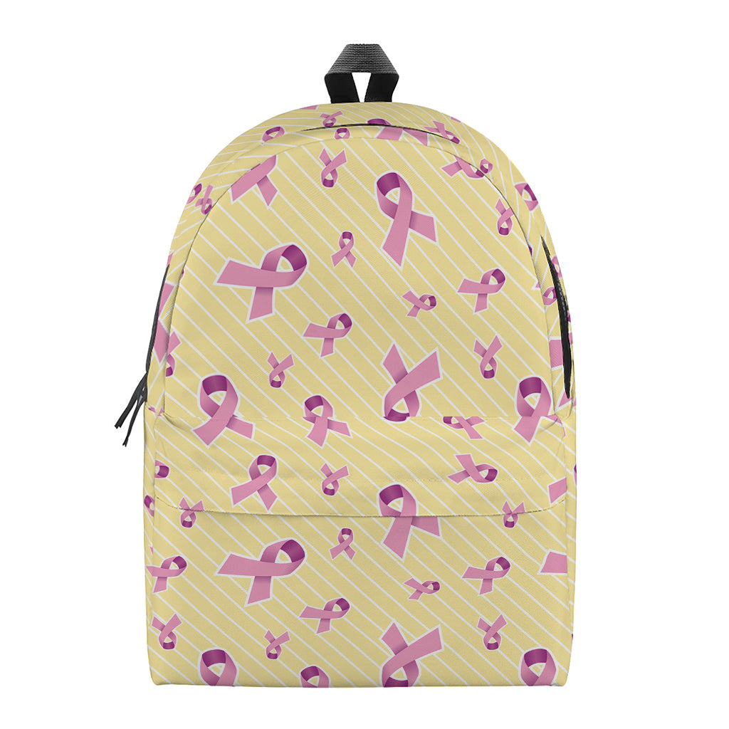Pastel Breast Cancer Awareness Print Backpack