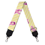 Pastel Breast Cancer Awareness Print Bag Strap