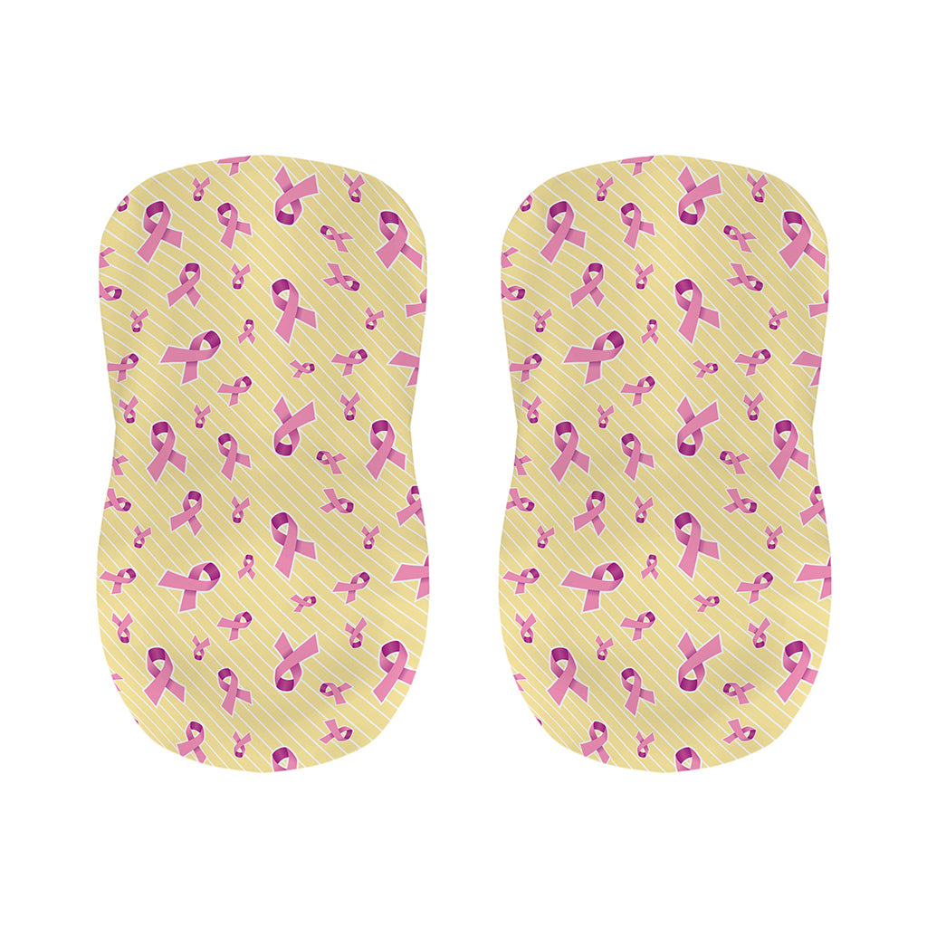 Pastel Breast Cancer Awareness Print Bar Stool Covers
