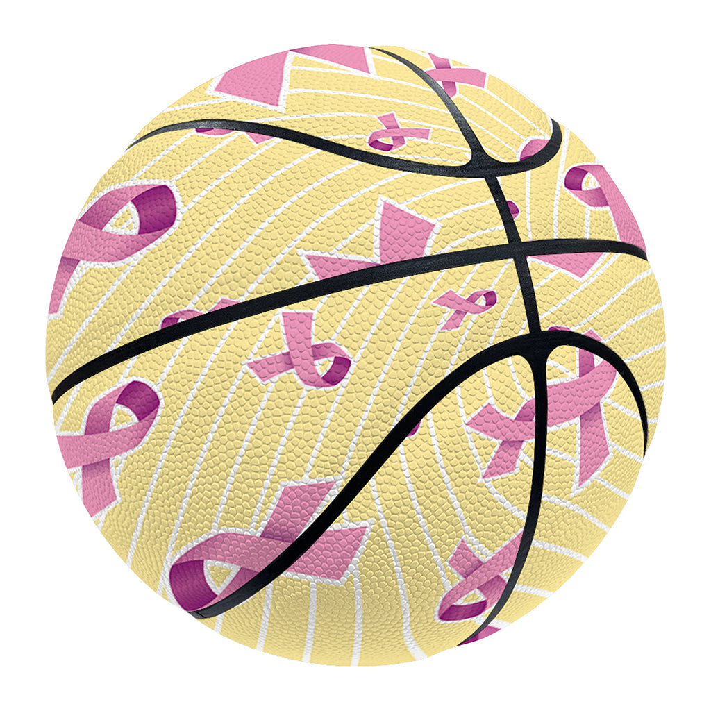 Pastel Breast Cancer Awareness Print Basketball