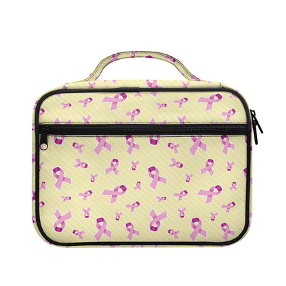 Pastel Breast Cancer Awareness Print Briefcase Bible Bag