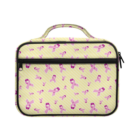 Pastel Breast Cancer Awareness Print Briefcase Bible Bag