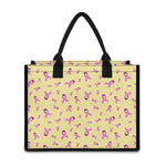 Pastel Breast Cancer Awareness Print Canvas Tote Bag