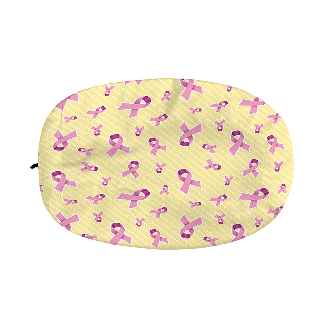 Pastel Breast Cancer Awareness Print Car Side Mirror Covers
