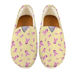 Pastel Breast Cancer Awareness Print Casual Shoes