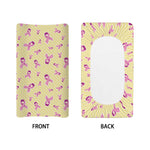 Pastel Breast Cancer Awareness Print Changing Pad Cover