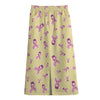 Pastel Breast Cancer Awareness Print Cotton Front Slit Maxi Skirt