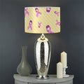 Pastel Breast Cancer Awareness Print Drum Lamp Shade