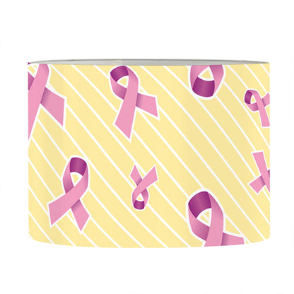 Pastel Breast Cancer Awareness Print Drum Lamp Shade