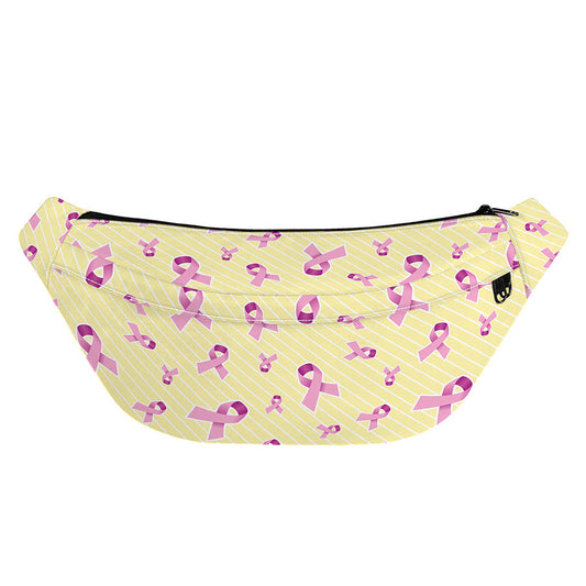 Pastel Breast Cancer Awareness Print Fanny Pack
