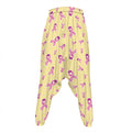 Pastel Breast Cancer Awareness Print Hammer Pants