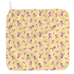 Pastel Breast Cancer Awareness Print Hand Towel