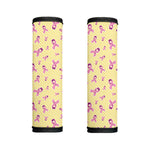 Pastel Breast Cancer Awareness Print Handle Covers