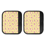 Pastel Breast Cancer Awareness Print Handle Covers