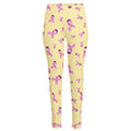 Pastel Breast Cancer Awareness Print High-Waisted Pocket Leggings