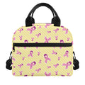 Pastel Breast Cancer Awareness Print Insulated Lunch Bag