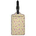Pastel Breast Cancer Awareness Print Luggage Tag