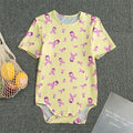Pastel Breast Cancer Awareness Print Men's Bodysuit