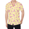 Pastel Breast Cancer Awareness Print Men's Shirt