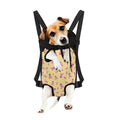 Pastel Breast Cancer Awareness Print Pet Carrier Backpack